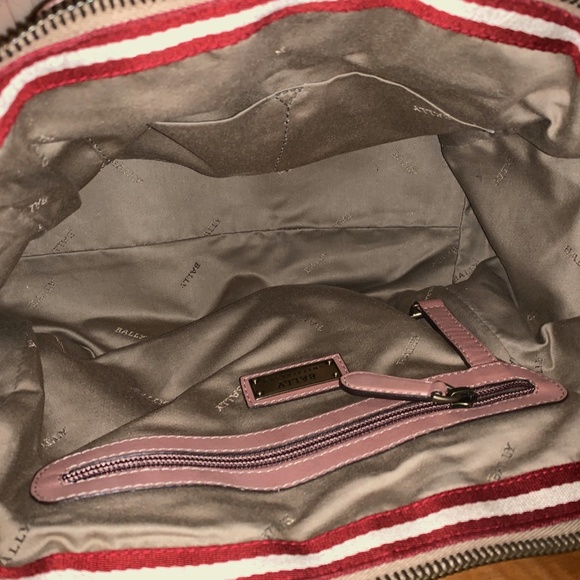 BALLY Authentic Leather Tote Bag with Shoulder Str - Picture 4 of 4